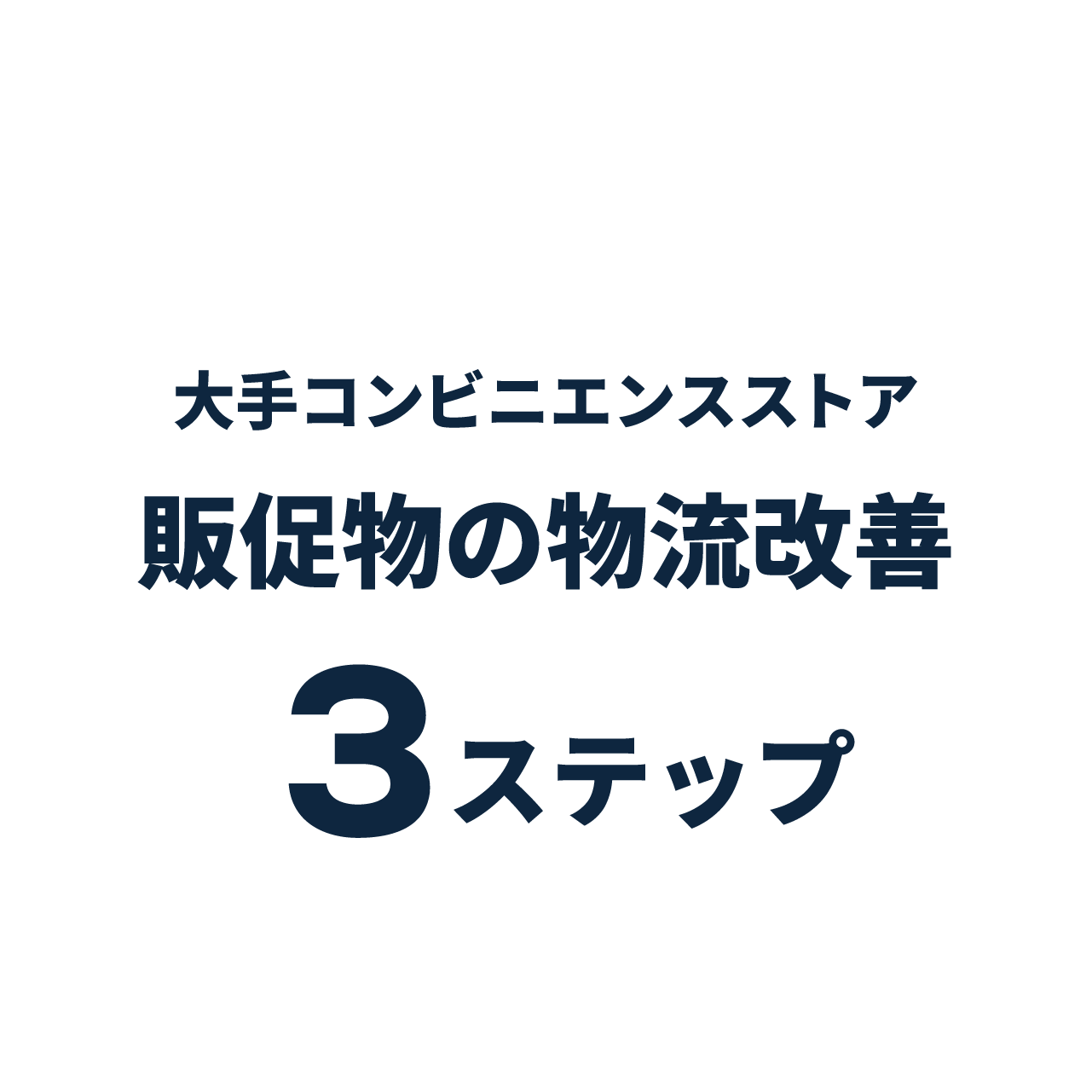 販促物の物流改善で 店舗負荷を軽減